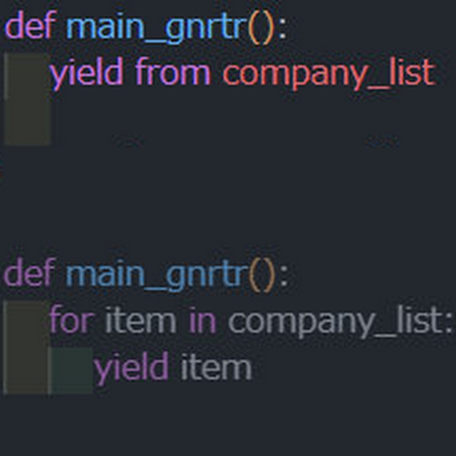 Pythonのyield fromの解説