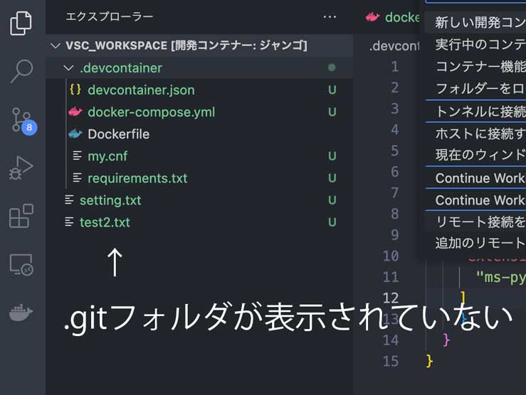 VS Code Docker Git