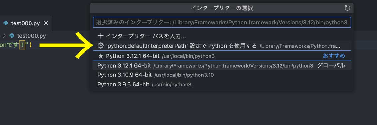python on Visual Studio Code